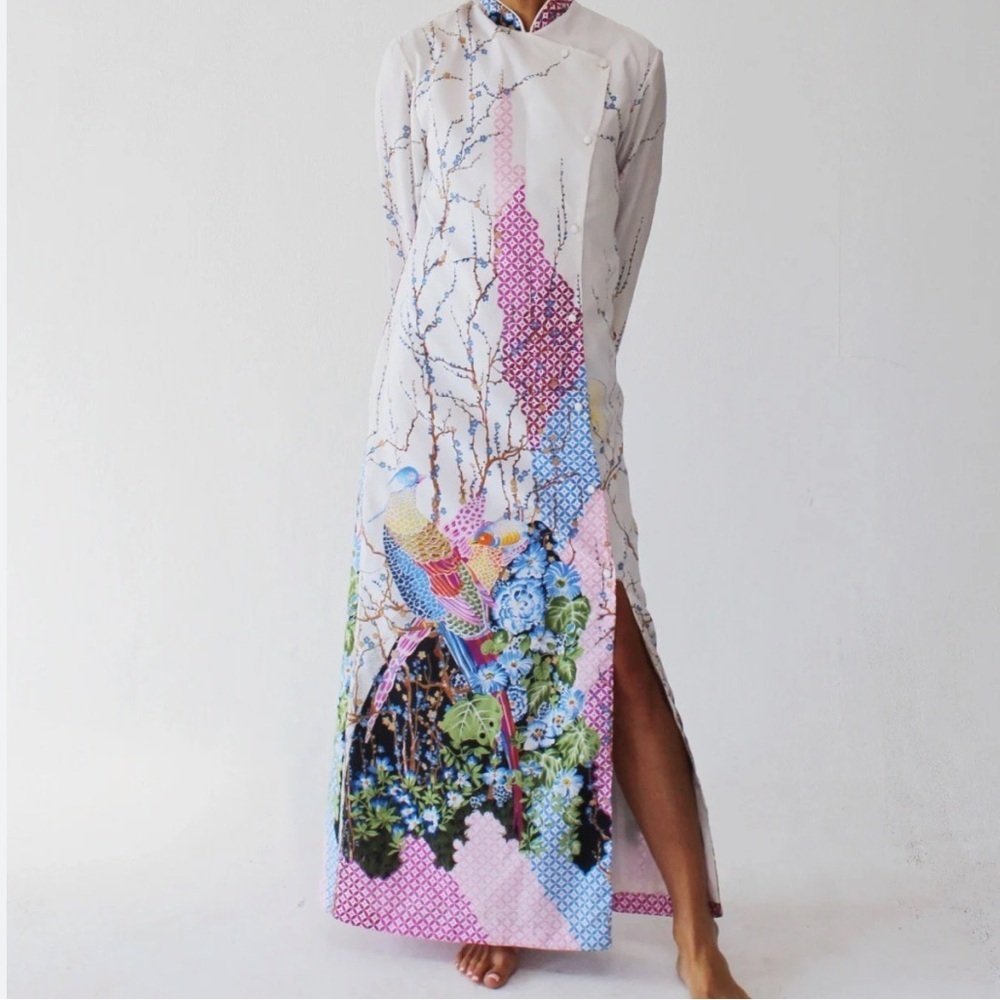 Christian Dior Floral Lounge Wear. Vintyge. Size M - Picture 2 of 16